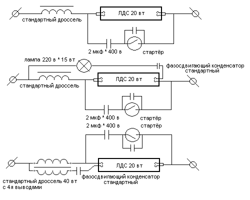 Схема включения дросселя. Схема подключения лампы дневного света с дросселем. Лампа люминесцентная g23 схема включения.